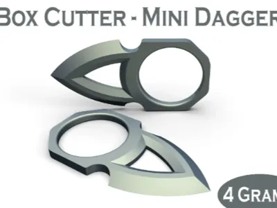 box cutter dagger