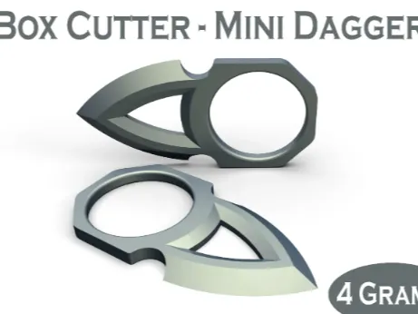 box cutter dagger