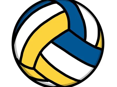 Volleyball keychain 
