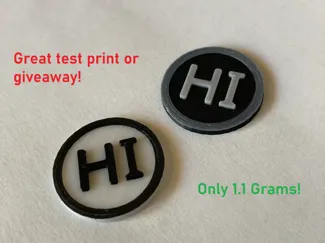 Small Hi Coin (UPDATED!)