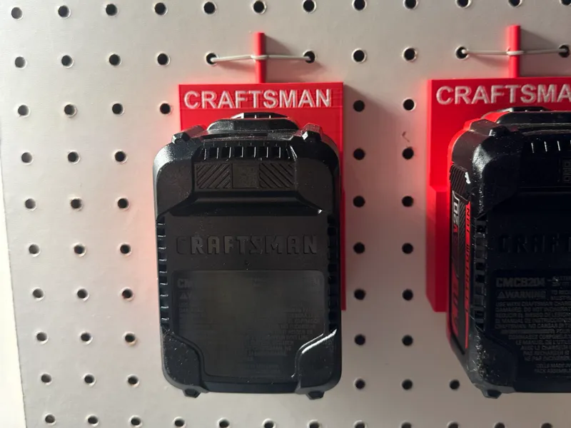 Craftsman battery holder