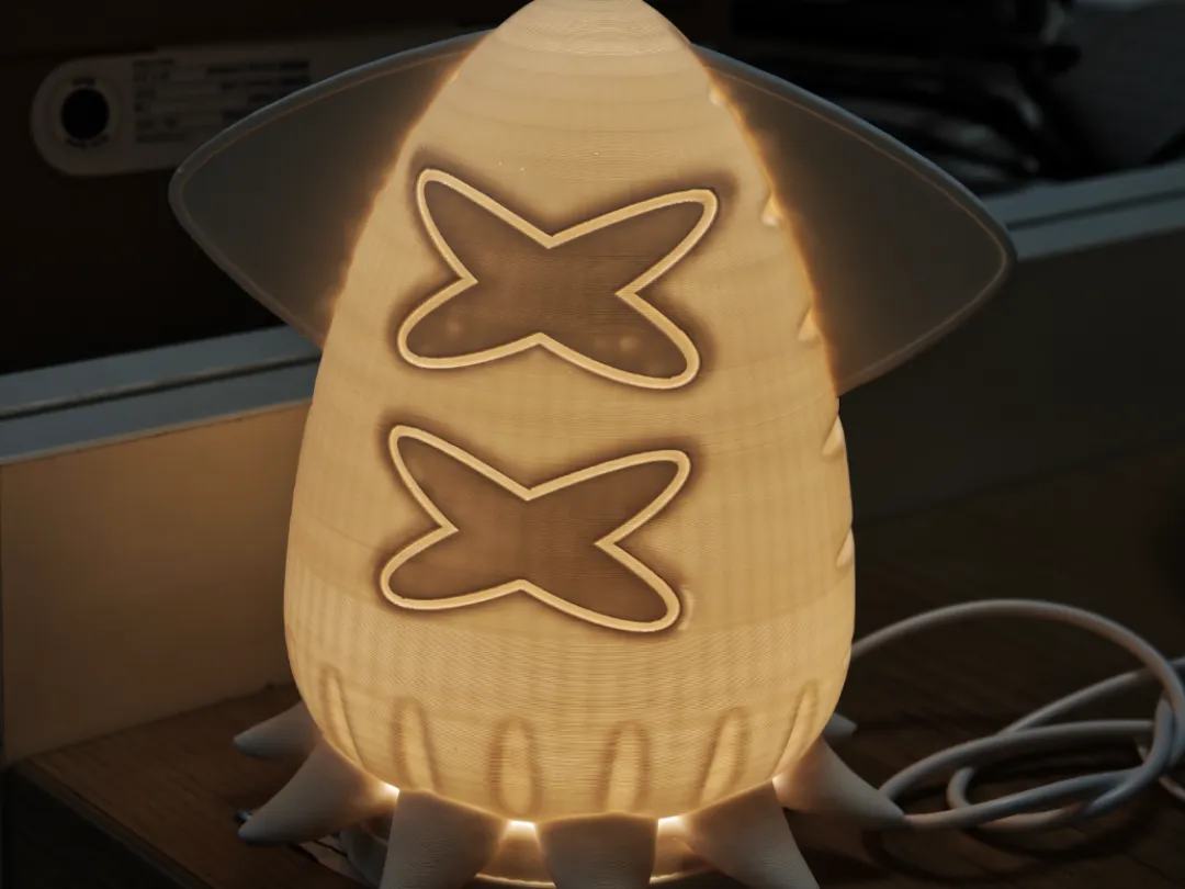 Cible calamar lumineuse Splatoon 3