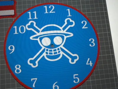 20cm One Piece clock