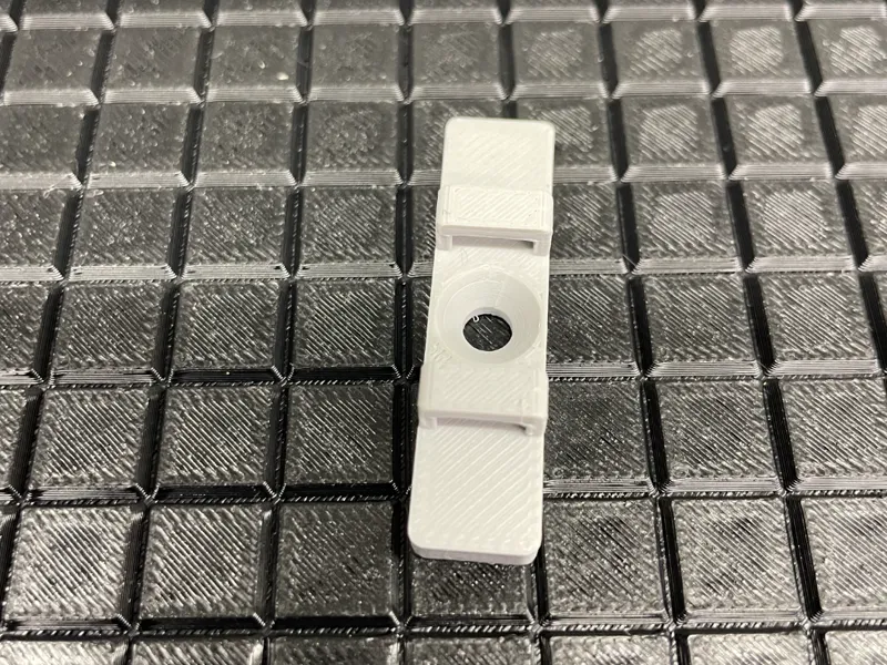 Cable zip tie wall mount