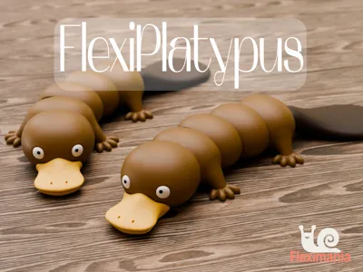 FlexiPlatypus - Flexible Articulated Toy Model