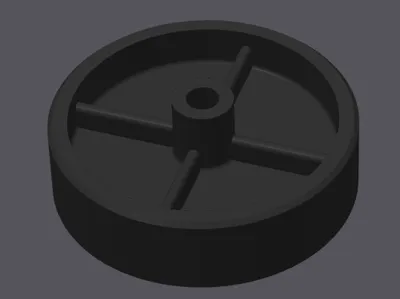 Tractor mower wheel