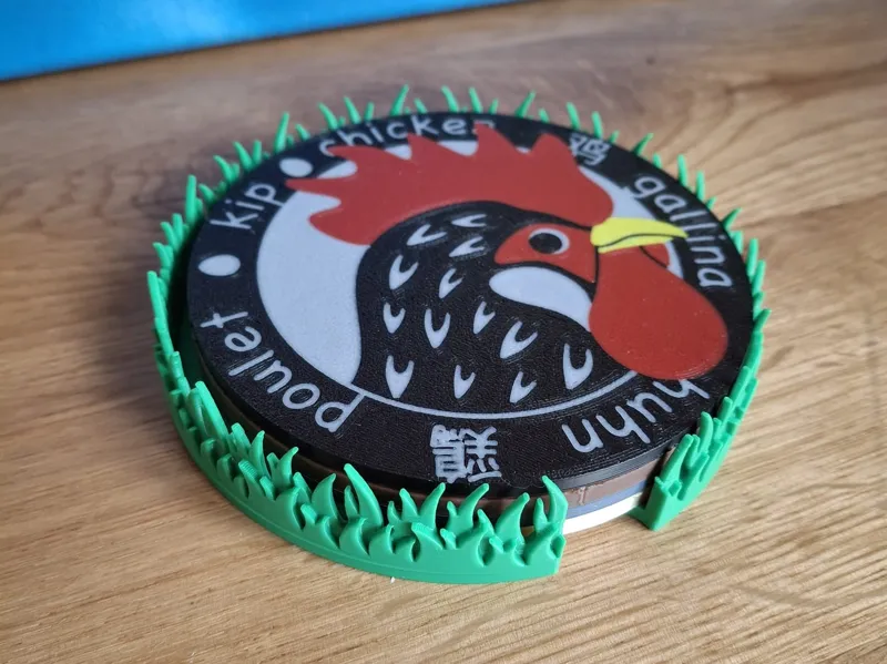 Chicken Coaster Set