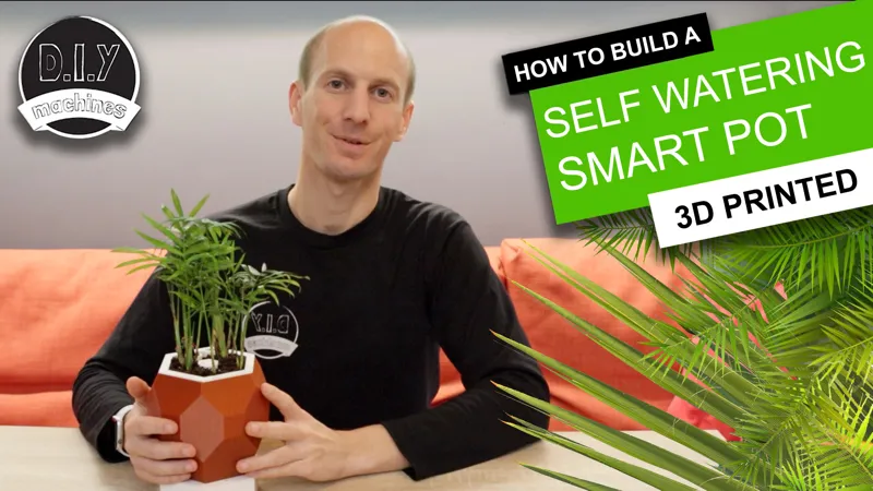 Automatic Smart Plant Pot - Arduino, Self Watering