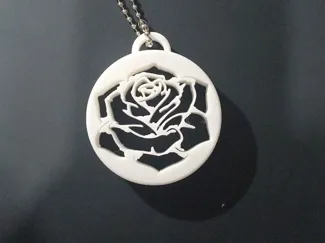 ADO rose keychain