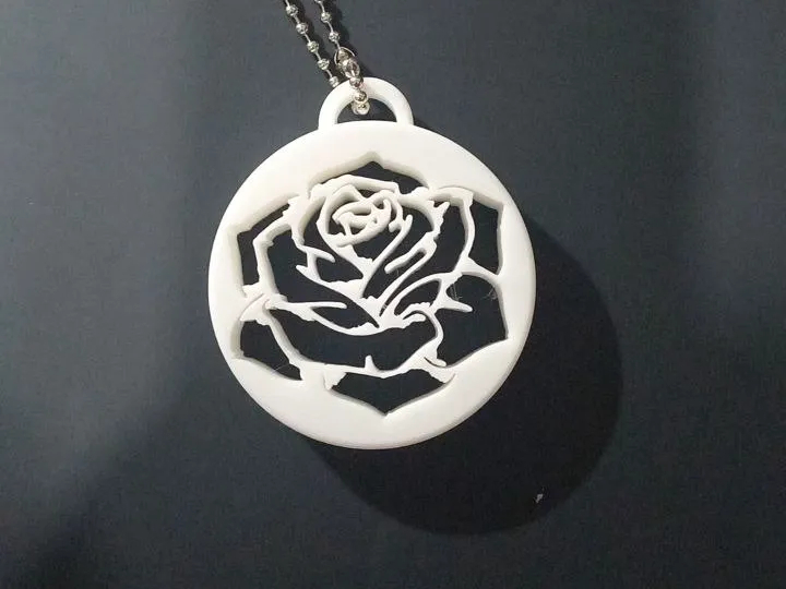 ADO rose keychain