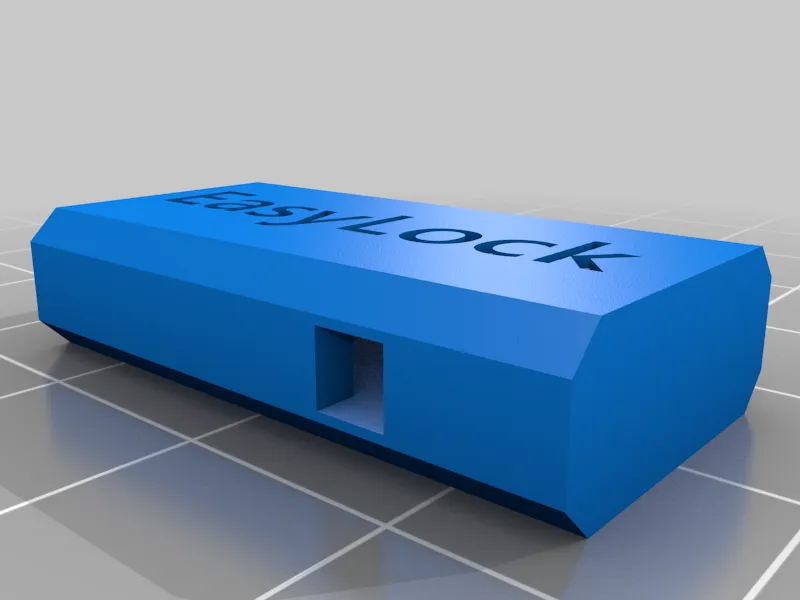 Simple Lock 3d Design Simple lock keychain (EasyLock) - Free 3D Print Model - MakerWorld