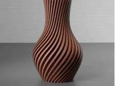 A swirly vase