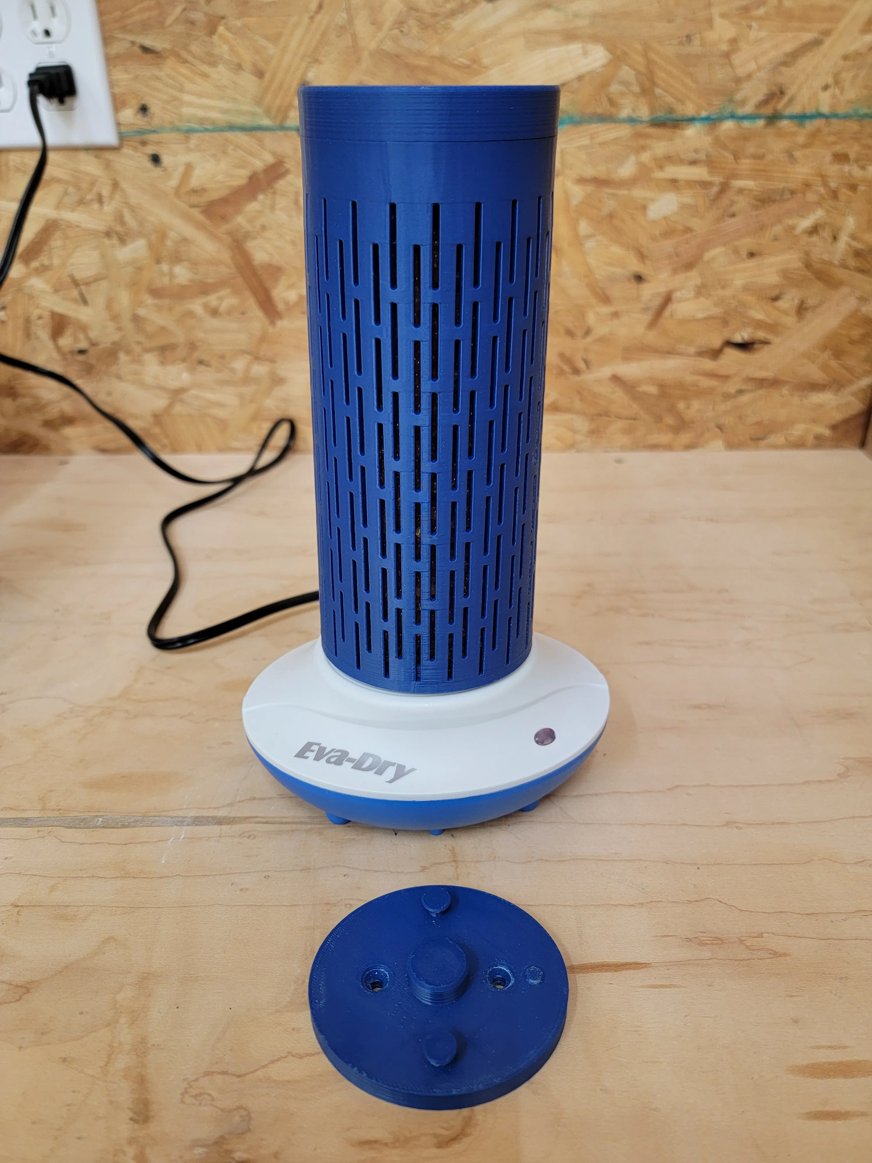 Rechargeable Desiccant Tower - EvaDry & PolyDryer - Free 3D Print Model ...