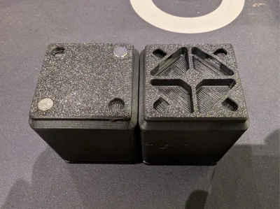 Gridfinity Bin rintable Label by Pred Magnet Fix