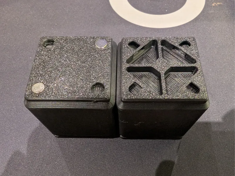 Gridfinity Bin rintable Label by Pred Magnet Fix