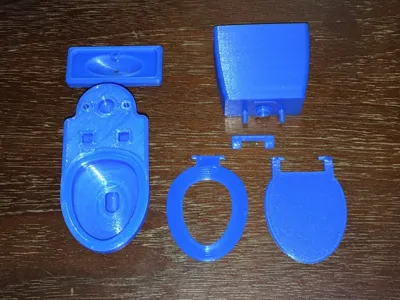 realistic toilet