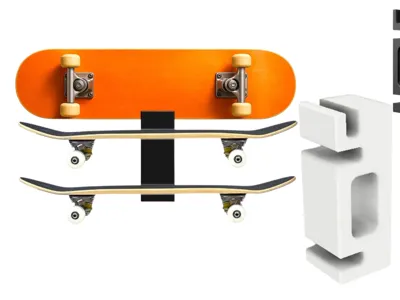 Skateboard Totem Rack