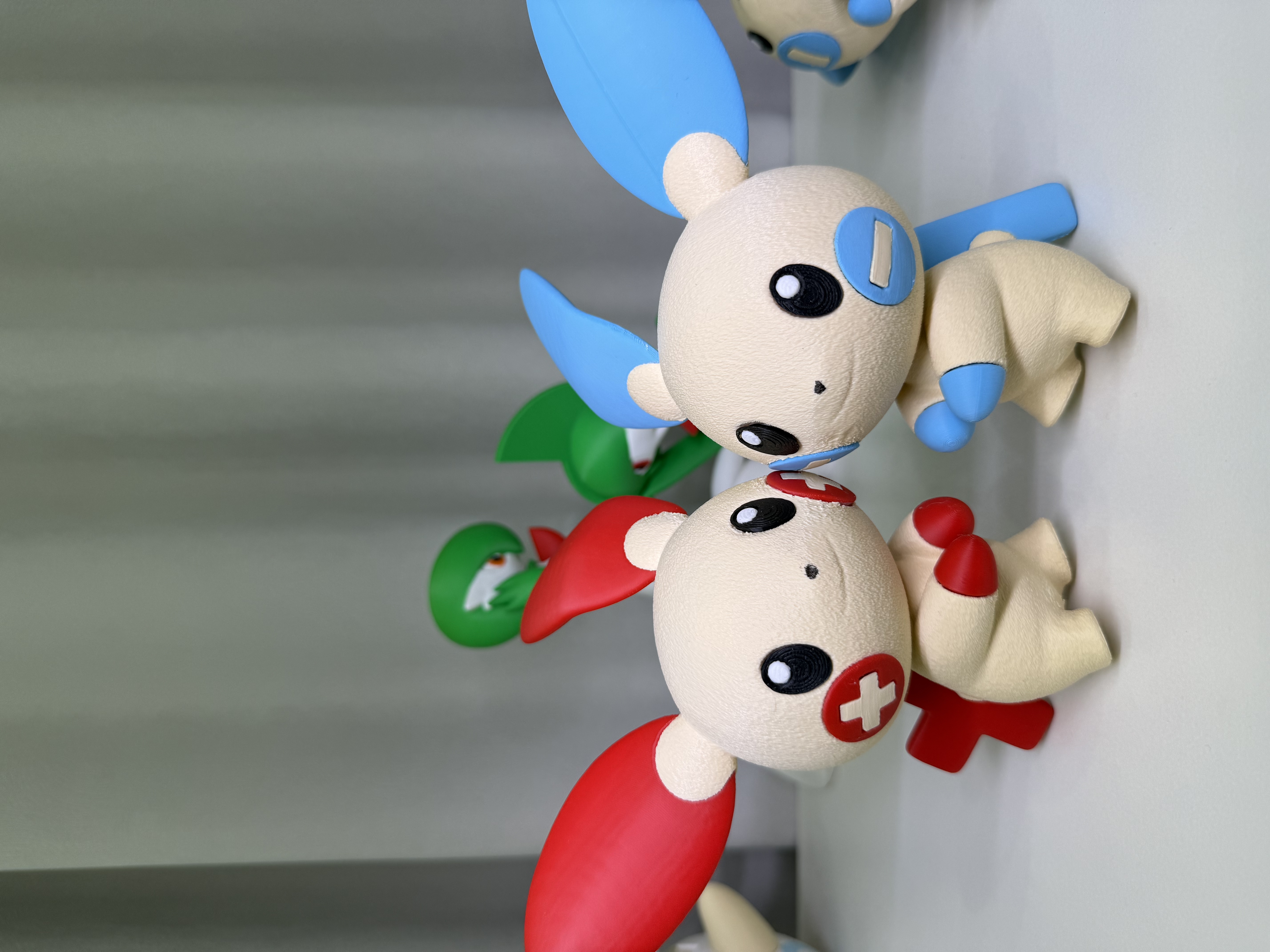 3Dプリント プラスル＆マイナン！（色分け印刷） - 無料3Dモデル