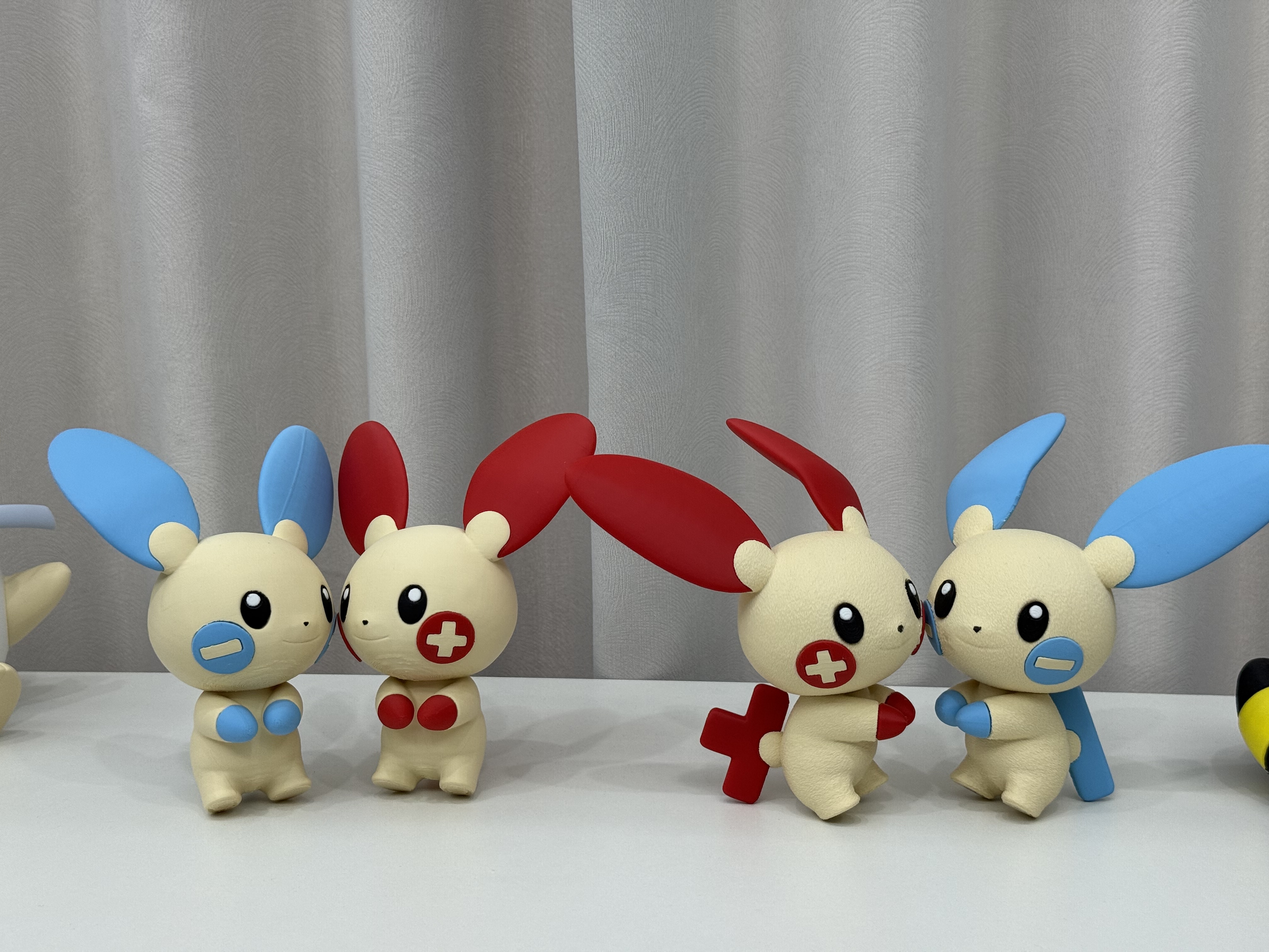 3Dプリント プラスル＆マイナン！（色分け印刷） - 無料3Dモデル