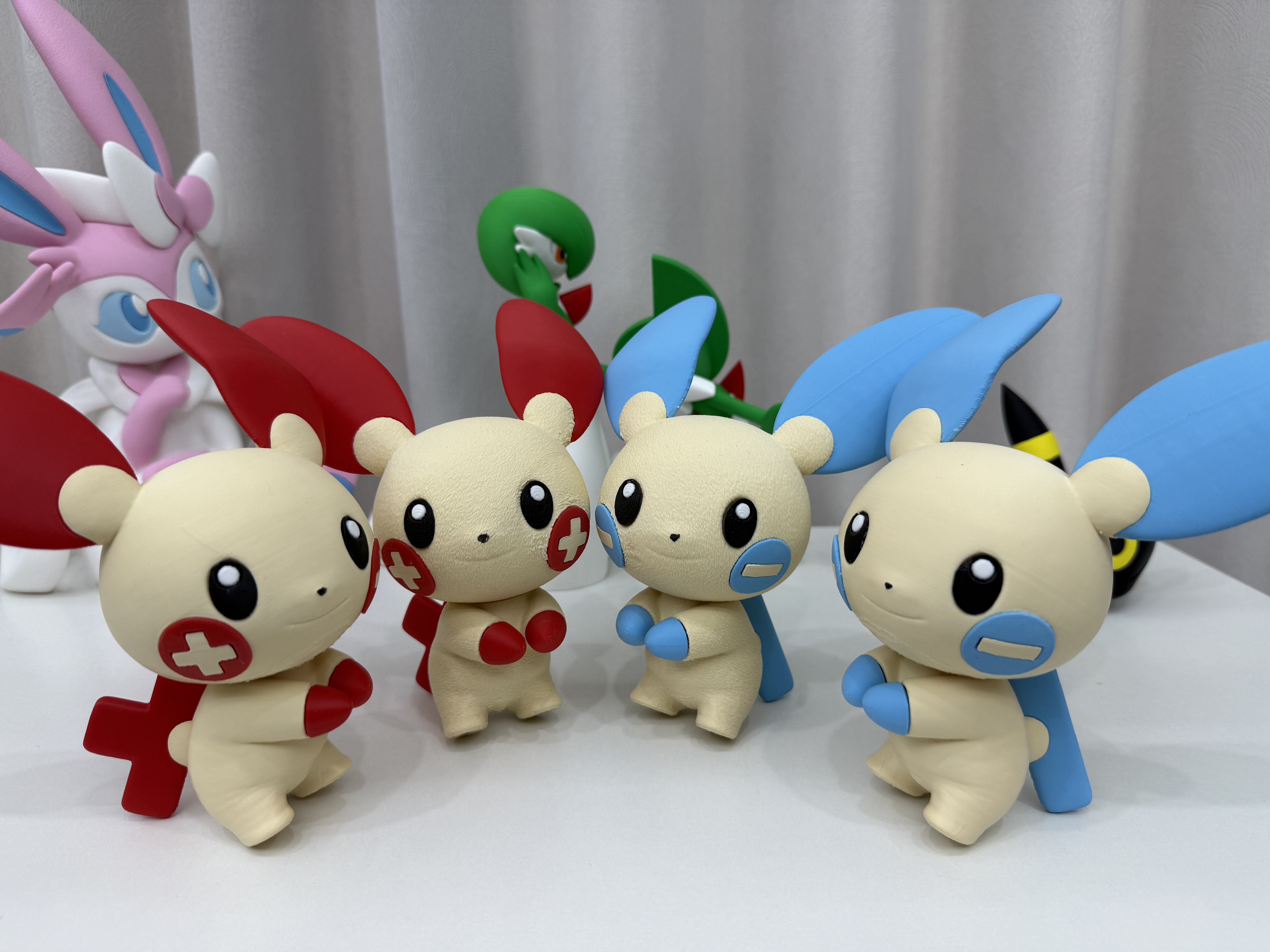 3Dプリント プラスル＆マイナン！（色分け印刷） - 無料3Dモデル