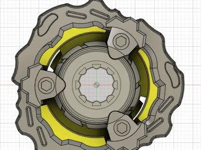 Custom Beyblade L spin
