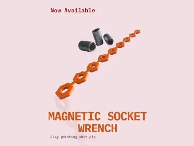 Magnetic socket wrench