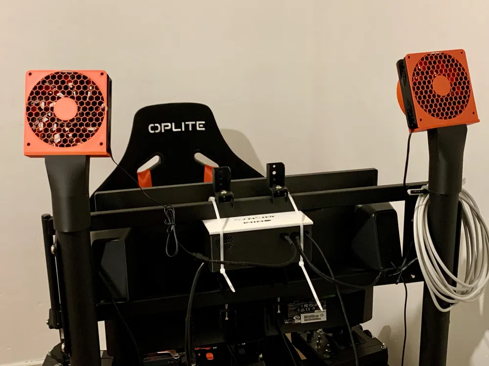 Sim Racing Tubular Frame Ø50 Oplite Cooling Fan by Synosix MakerWorld ...