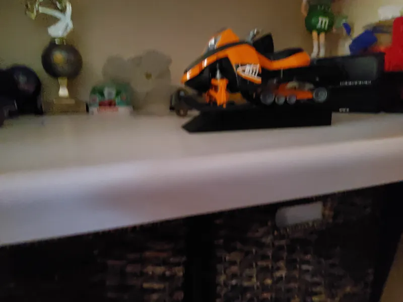 bruder snowmobile stand