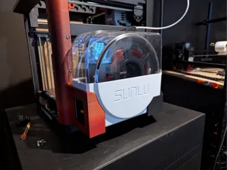 Flashforge 5M Mount for Sunlu S1 filament dryer
