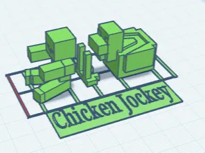 Chicken Jockey Kit Card