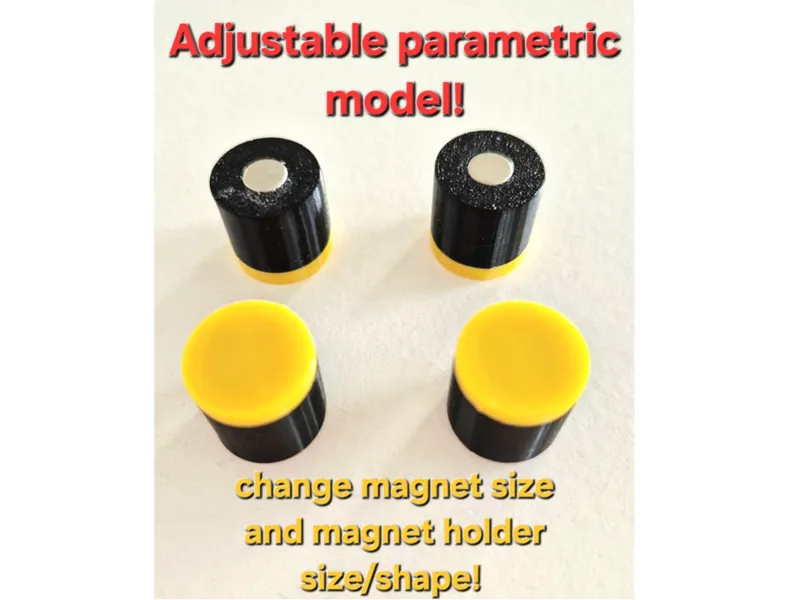 Magnet Holder for Fridge/Whiteboard - ADJUSTABLE!