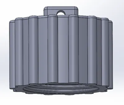 Grippy Keychain Containers