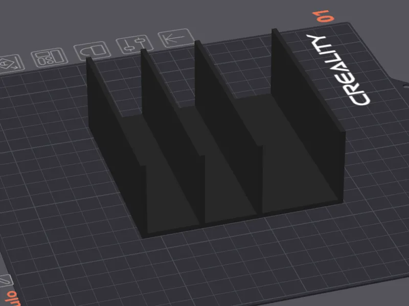 NoteBook holder - no supports needed