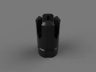 Four-Prong Flash Hider - M14x1 Negative