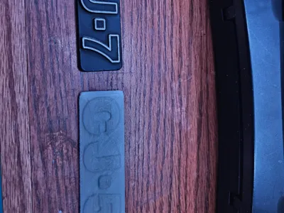 CJ5 Car Emblem