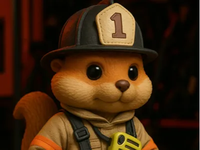 bucky fire squirrel