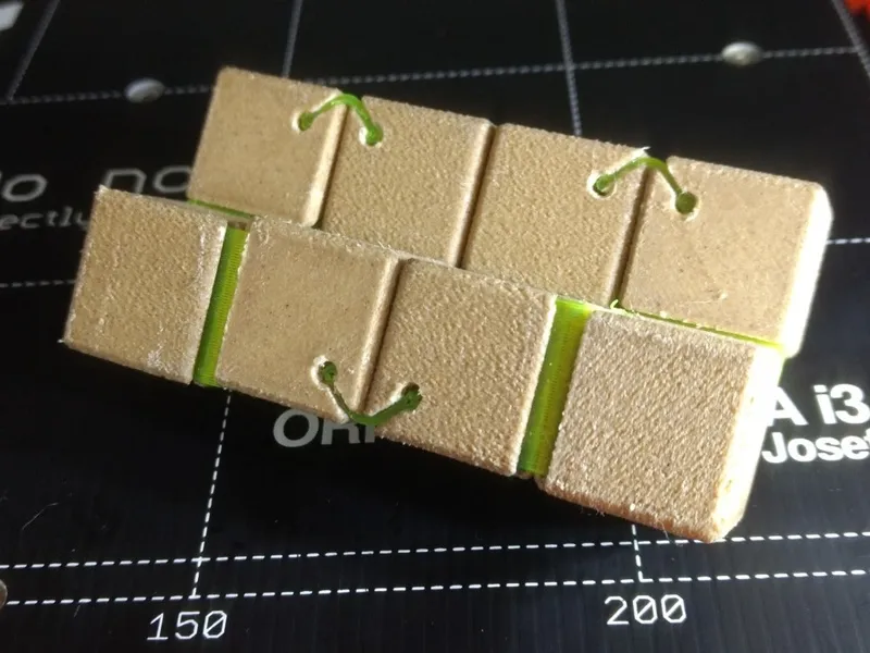 fidget cube with flexible hinges
