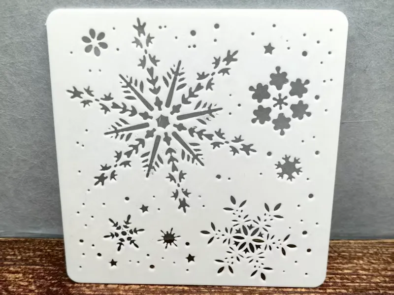 雪花手账模板