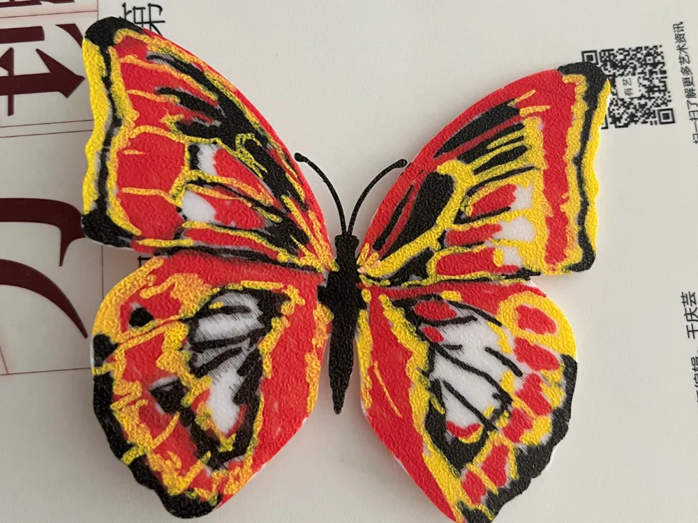 Sample Buttefly Ref Magnet Design Butterfly Refrigerator Magnets by 托尼 MakerWorld: Download Free 3D Models