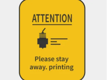 Warning sign 