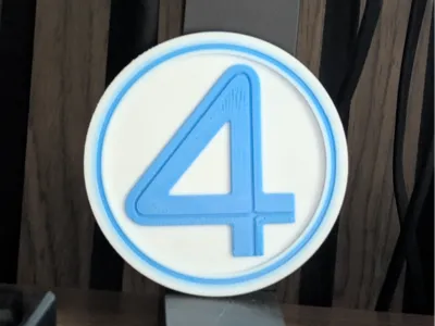 Magnetic fantastic 4 first steps logo