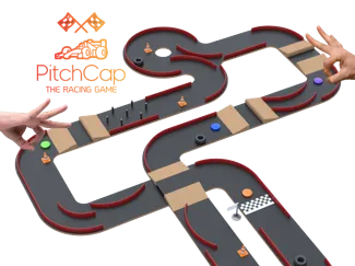 Pitchcap Bottle Cap Racing Kit: DIY Board Game