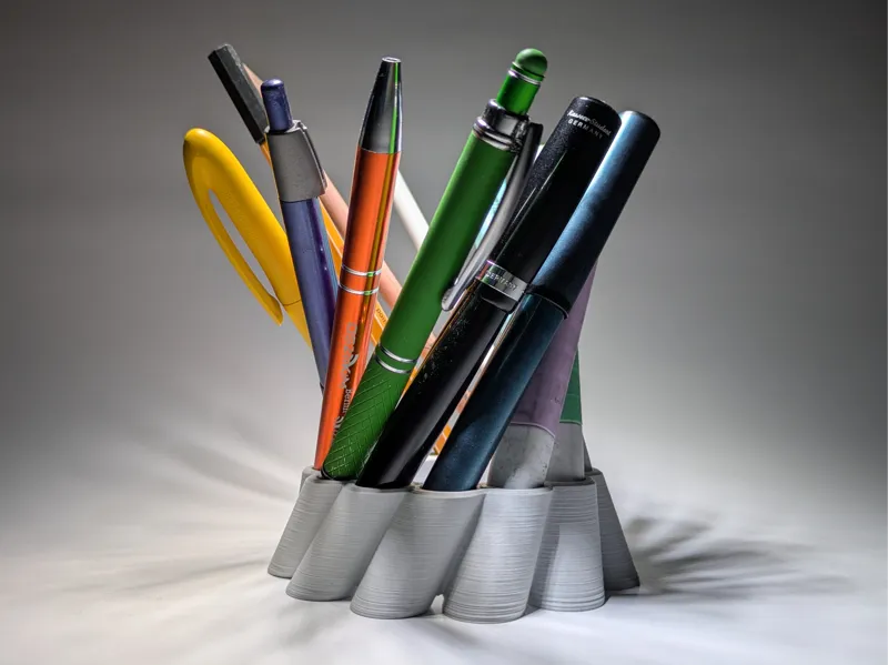 Pen Holder Hyperboloid Spiral
