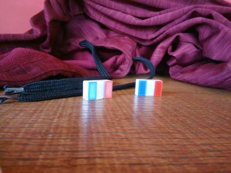French Flag Bead