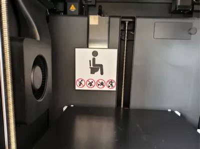 Funny Bamboo Poop Toilet Prohibition Sign