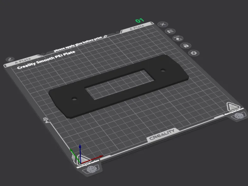 Front panel for universal box