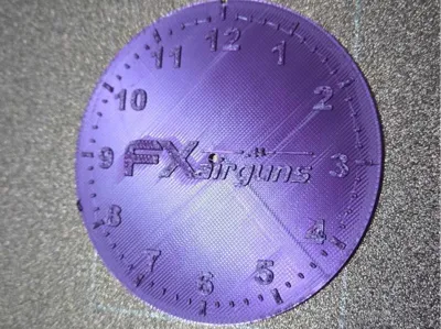 fx airgun clock face