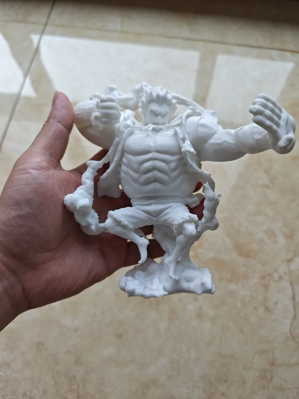 ACTION FIGURE ONE Piece 27,5 Cm Monkey D. Rufy Rubber Cappello Di