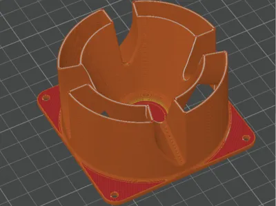 80mm 8cm owl FS1 style fan shroud