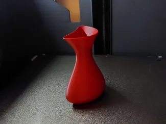 geschwungene Vase
